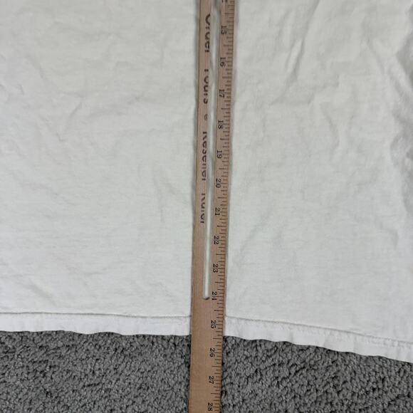 Vintage USTA USA Team Tennis Shirt Mens Medium White Staff Graphic 2000s - Picture 11 of 13